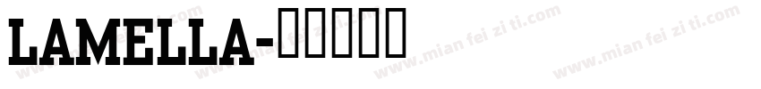 Lamella字体转换