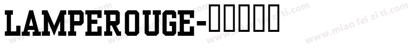 Lamperouge字体转换