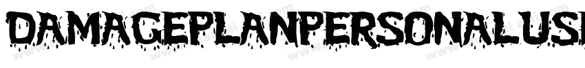 DAMAGEPLANPERSONALUSE字体转换