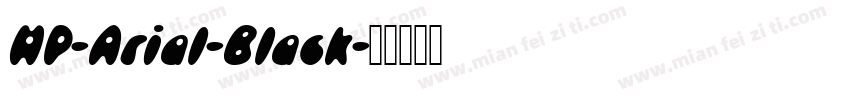 HP-Arial-Black字体转换