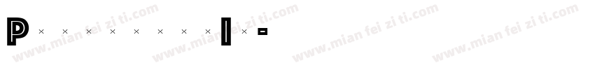 PhosphateIn字体转换