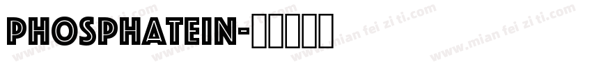 PhosphateIn字体转换