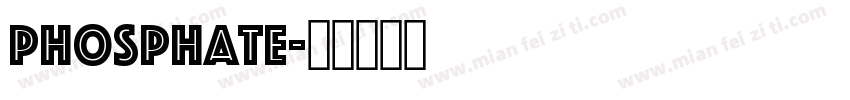 phosphate字体转换
