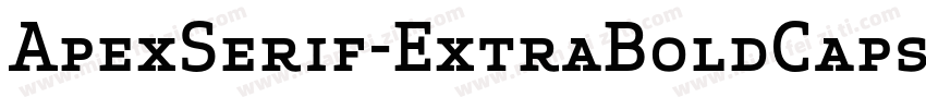 ApexSerif-ExtraBoldCaps字体转换
