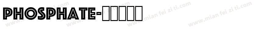 phosphate字体转换
