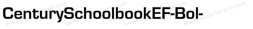 CenturySchoolbookEF-Bol字体转换