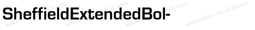 SheffieldExtendedBol字体转换