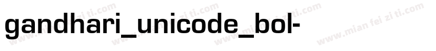 gandhari_unicode_bol字体转换