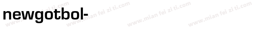 newgotbol字体转换