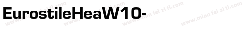 EurostileHeaW10字体转换