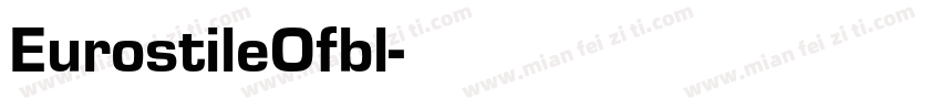 EurostileOfbl字体转换