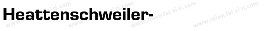 Heattenschweiler字体转换