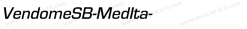 VendomeSB-MedIta字体转换