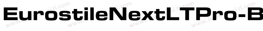 EurostileNextLTPro-B字体转换