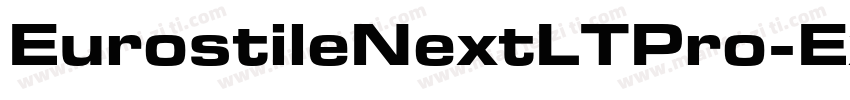 EurostileNextLTPro-Extended字体转换