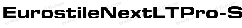 EurostileNextLTPro-S字体转换