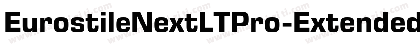 EurostileNextLTPro-Extended字体转换