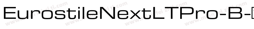 EurostileNextLTPro-B字体转换