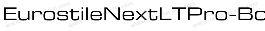 EurostileNextLTPro-Bold-粗体字体转换