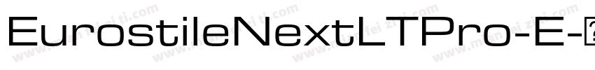 EurostileNextLTPro-E字体转换