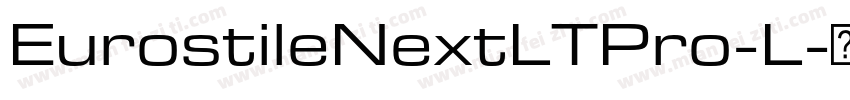 EurostileNextLTPro-L字体转换