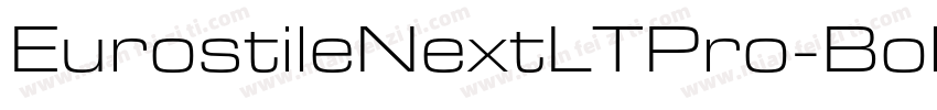 EurostileNextLTPro-Bold-粗体字体转换