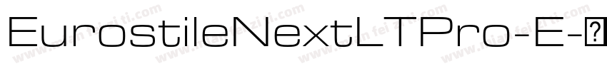 EurostileNextLTPro-E字体转换