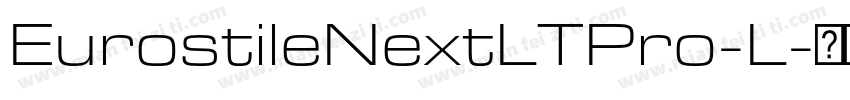 EurostileNextLTPro-L字体转换