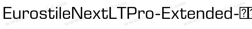 EurostileNextLTPro-Extended字体转换