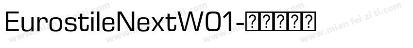 EurostileNextW01字体转换