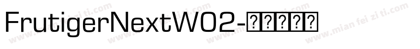 FrutigerNextW02字体转换