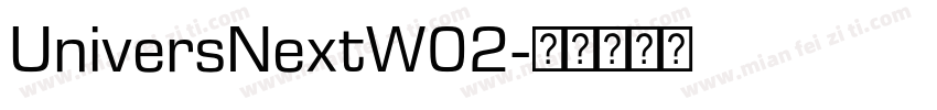 UniversNextW02字体转换