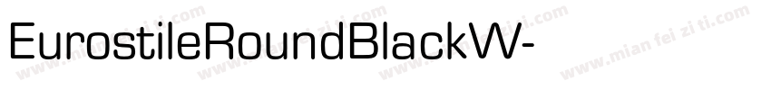 EurostileRoundBlackW字体转换