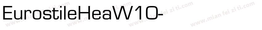 EurostileHeaW10字体转换