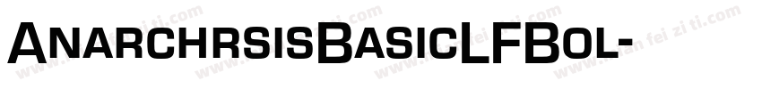AnarchrsisBasicLFBol字体转换