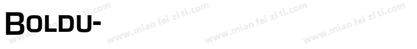Boldu字体转换