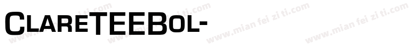 ClareTEEBol字体转换