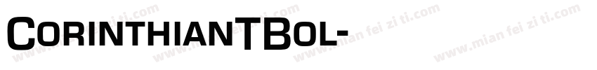CorinthianTBol字体转换
