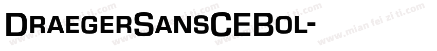 DraegerSansCEBol字体转换