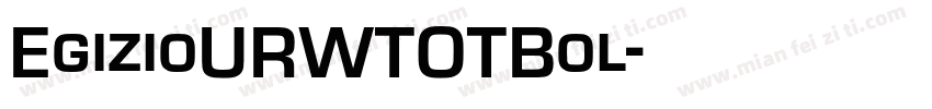 EgizioURWTOTBol字体转换