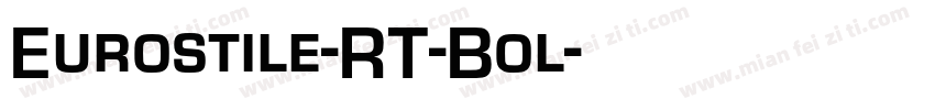 Eurostile-RT-Bol字体转换