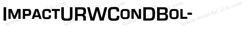ImpactURWConDBol字体转换