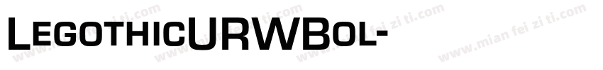 LegothicURWBol字体转换