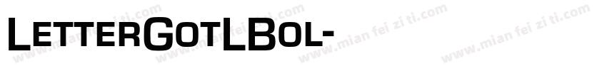 LetterGotLBol字体转换