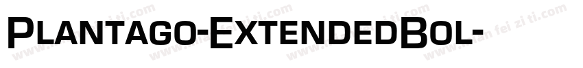 Plantago-ExtendedBol字体转换