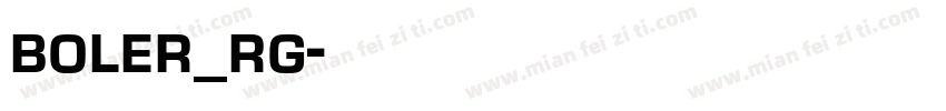 boler_rg字体转换