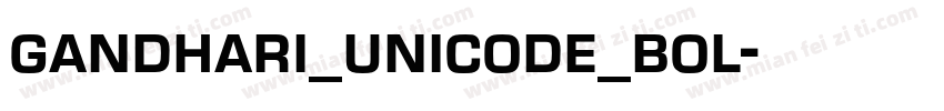 gandhari_unicode_bol字体转换