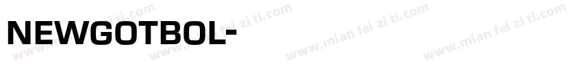 newgotbol字体转换