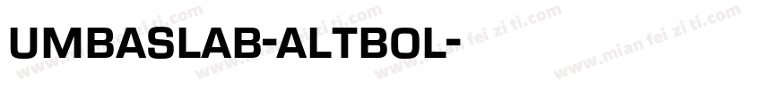 umbaslab-altbol字体转换