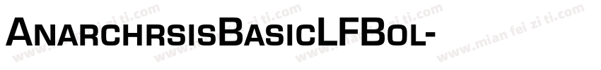 AnarchrsisBasicLFBol字体转换